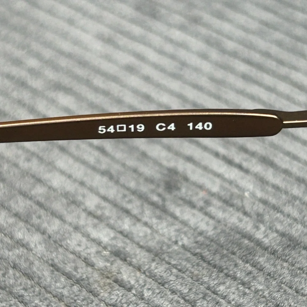 IM it Bronze Oval Metal Y2k Eyeglass Frames 54-19-140 C4 Korea